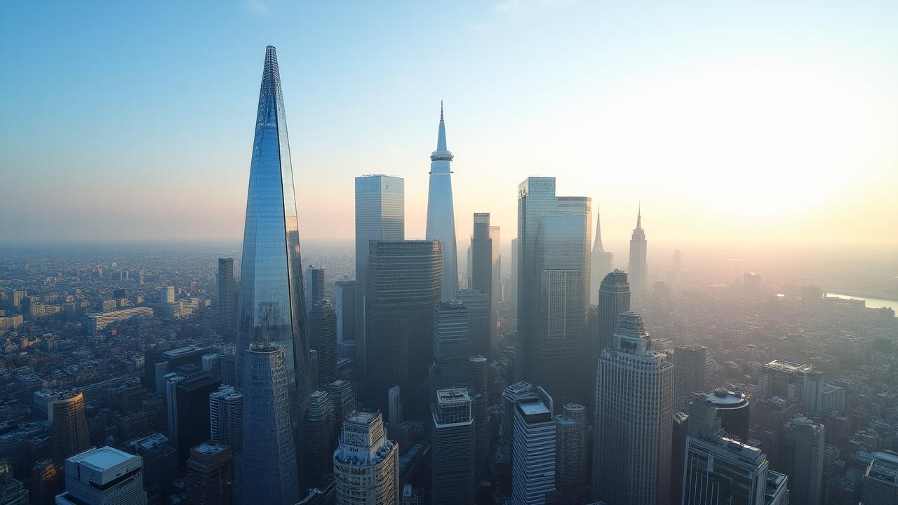 City of Leeds financial district skyline