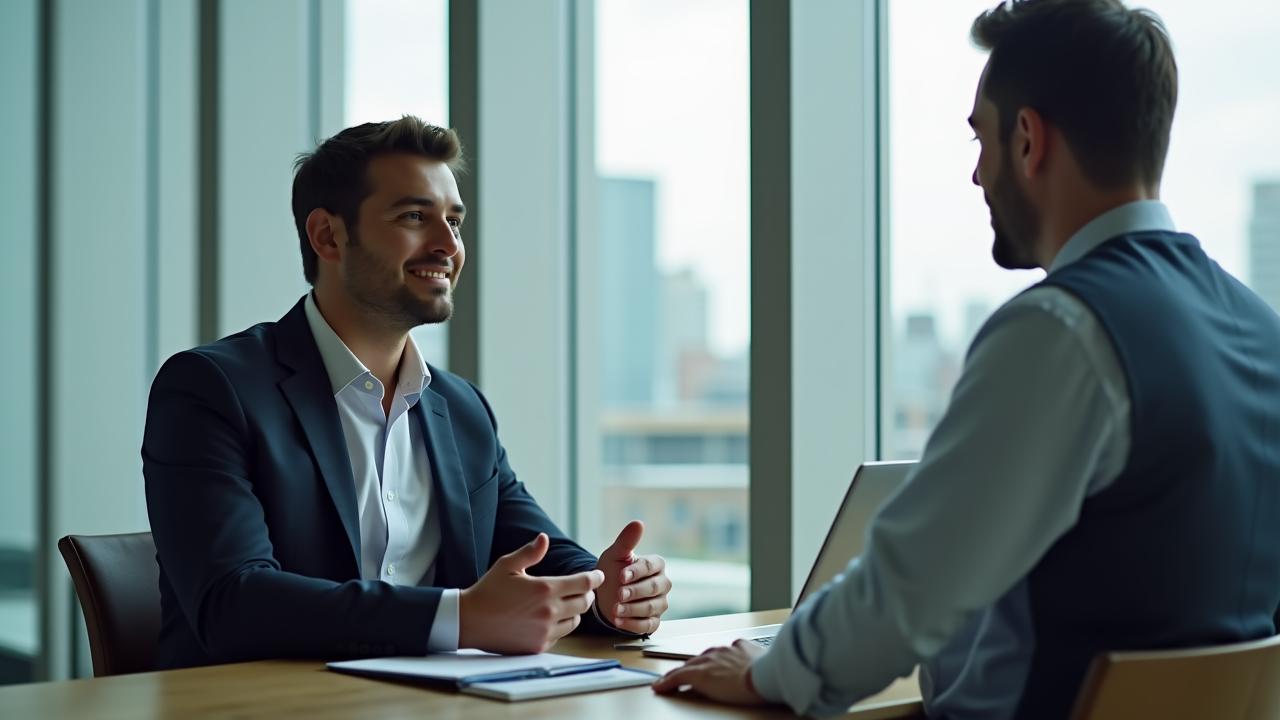 Emma Caldwell providing structured interview coaching in Leeds